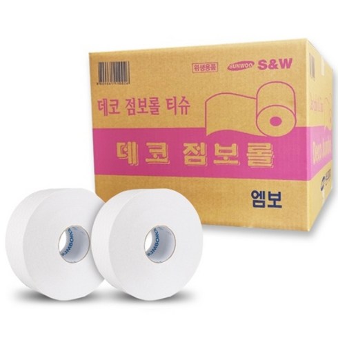 데코 점보롤 화장지 2겹 200m 16롤, 1박스