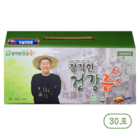정직한건강즙 국내산 정직한 우슬닭발즙 HACCP인증 우슬닭발진액, 110ml, 30개