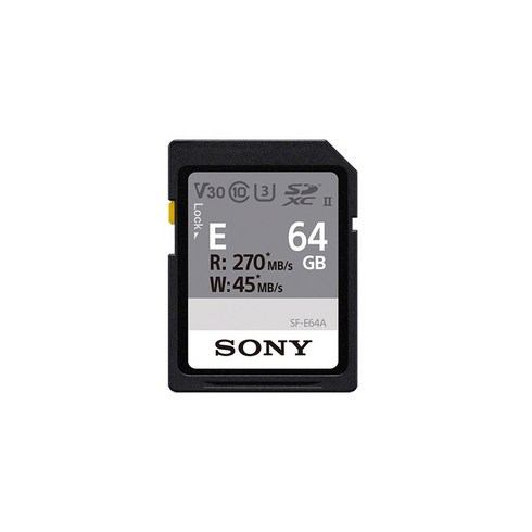 소니코리아정품 SDXC UHS-II U3 V60 & V30 SD카드, 64GB, 1개