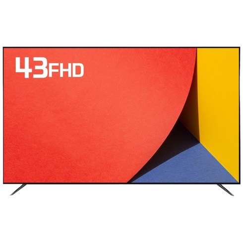 티브이지 43인치 Full-HD TV LED, FQ43 FHD TV 스텐드(택배발송)