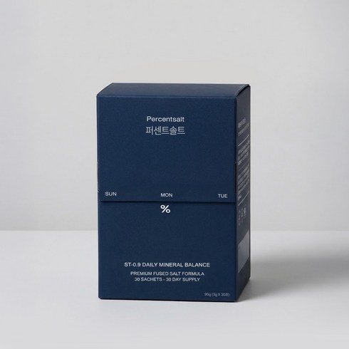 퍼센트솔트 바이오 용융소금 프리미엄 스틱 천연 고순도 1050도 미네랄 소금물마시기, 4개, 90g