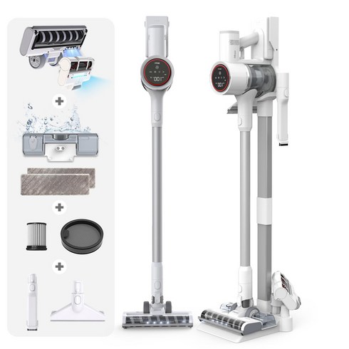 디베아 차이슨 무선청소기 ALLNEW29000 + 물걸레 키트 + 브러쉬 4종 + 필터2p 세트, 화이트, ALLNEW29000+