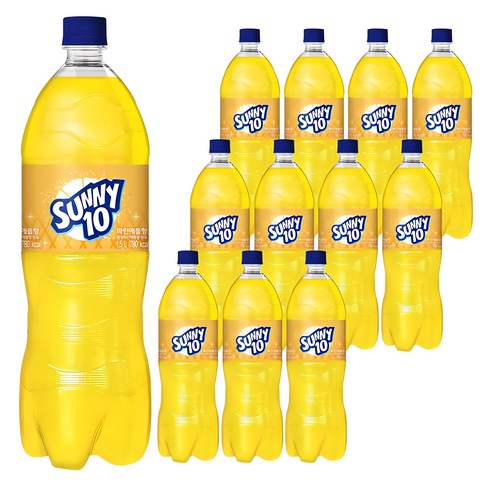 써니텐 파인애플향, 1.5L, 12개