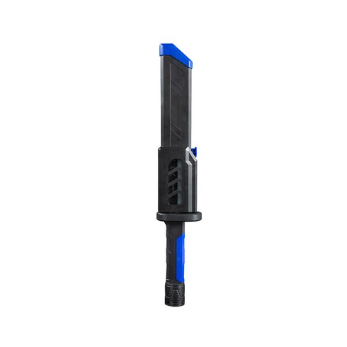 BOLEBIO LED 불빛 사운드 연기 미스트 효과 광선검 장난감칼, 블루 단검, 1개