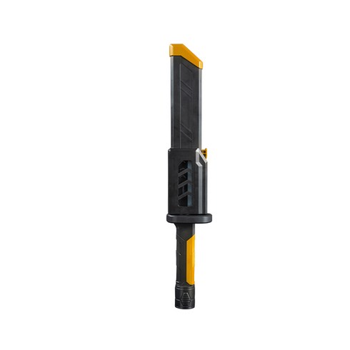 BOLEBIO LED 불빛 사운드 연기 미스트 효과 광선검 장난감칼, 오렌지 단검, 1개