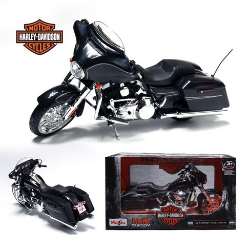 마이스토 1:12 할리데이비슨 오토바이 피규어 수집품 모터사이클 바이크, 2015 street glide special, 1개
