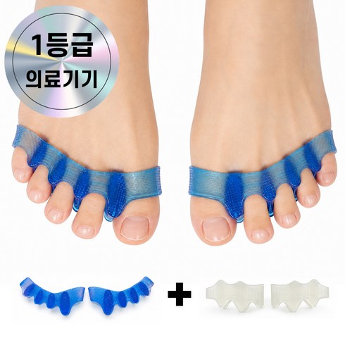 오쏘메디 의료용 무지외반증 교정기 실내용 외출용 4개, 2세트