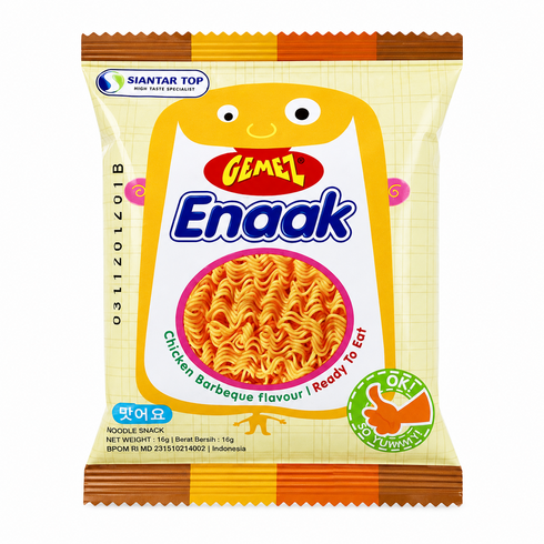 게메즈 에낙 라면 과자, 16g, 1개