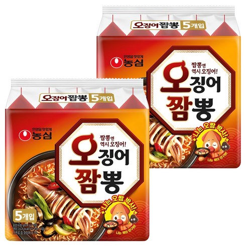 오징어짬뽕 124g, 10개