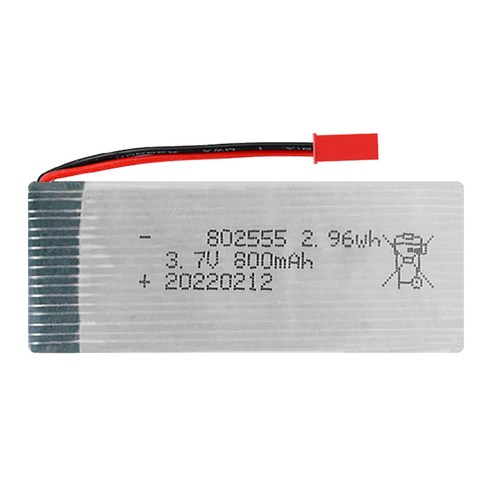 올칩 3.7V 800mAh 드론배터리 JJRC H12C 호환 교체용 DFD F181 / F187 / F163, 1개