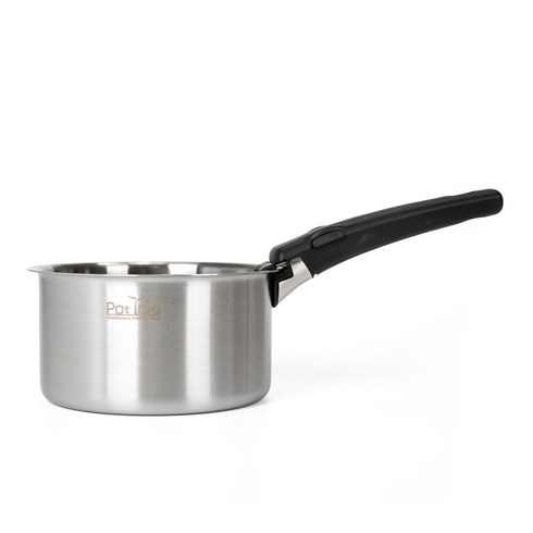 올비아 인덕션 팟트리 스텐 탈착식 냄비, 20cm, 1개