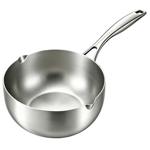 무연마제 통3중 스텐 304 멀티팬 편수 냄비, 1개, 실버, 18cm