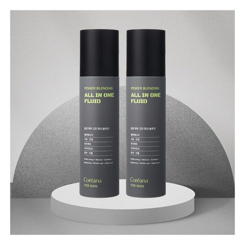 코리아나 포 맨 파워 블렌딩 올인원 플루이드, 150ml, 2개