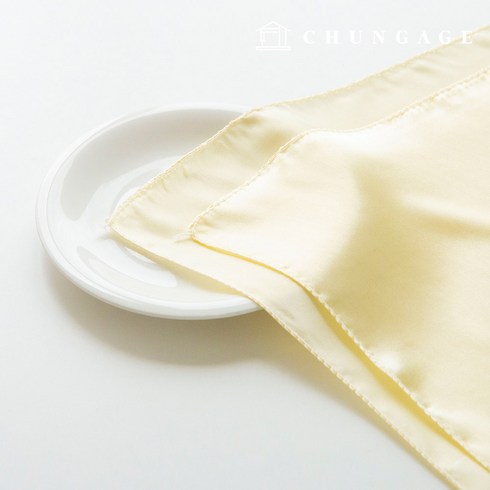 천가게 고급 선물 예단 답례품 명절 황금 공단보자기 90cm, 03 아이보리, 10개
