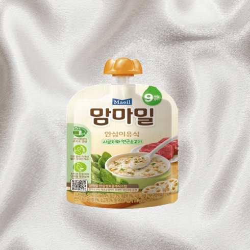 맘마밀 안심이유식 9개월, 100g, 10개