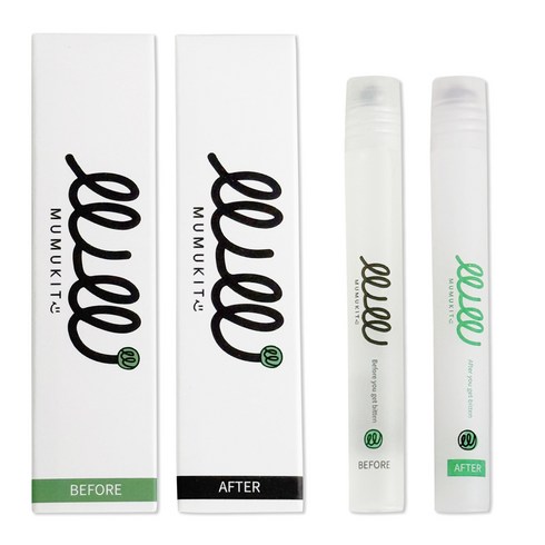 무무키토 아로마테라피 롤온스틱 듀오, 1세트, 12ml