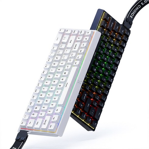 MCHOSE Ace68 8k 래피드 트리거 자석축 게이밍키보드 e-sports버전 국내정발, 블루아이스자석축, 화이트(한글자판)
