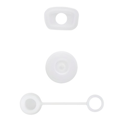 금깨비 텀블러 흘림방지 빨대마개 + 흘림스토퍼 + 누출스토퍼 세트, 투명, 1세트