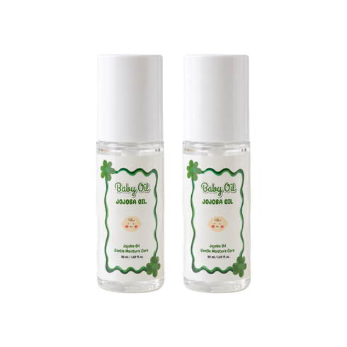 라퓨 페이스 바디 비정제 냉압착 호호바 베이비 오일, 2개, 50ml