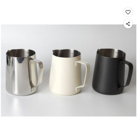 빈플랜트 스팀피쳐 밀크저그 600ml, 실버, 3개