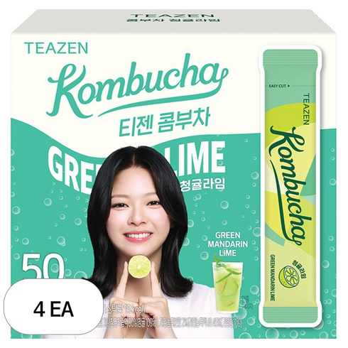 티젠 콤부차 청귤라임, 5g, 50개입, 4개