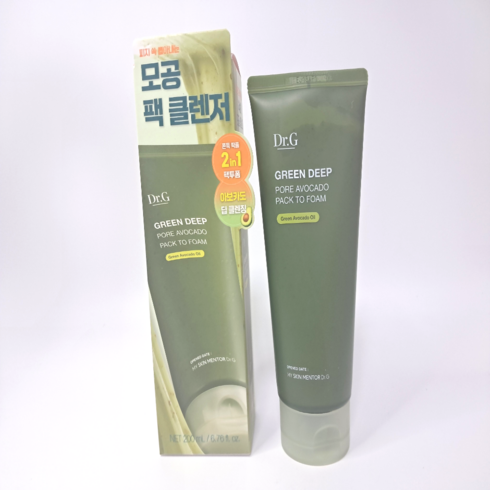 닥터지 그린 딥 포어 아보카도 팩투폼, 200ml, 1개