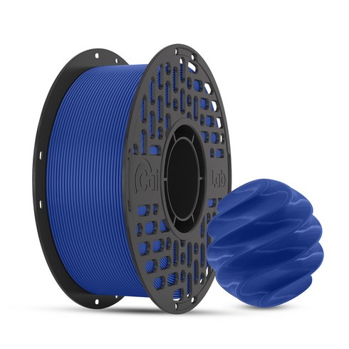 CaiLab 고강도 고탄성 PLA+ 3D 프린터 필라멘트 1.75mm 노즐 막힘 없는 선경 안정성 1kg | 뱀부랩 3D 프린터(P1S P2S A1 H2D등) 호환, 파란색, (PLA)
