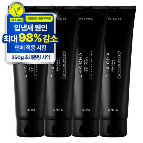 언파 차차치약, 250g, 4개