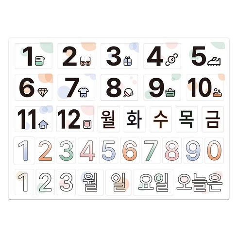 Jianwen 수업도구 교사용 칠판자석 세트, 1개, 심플