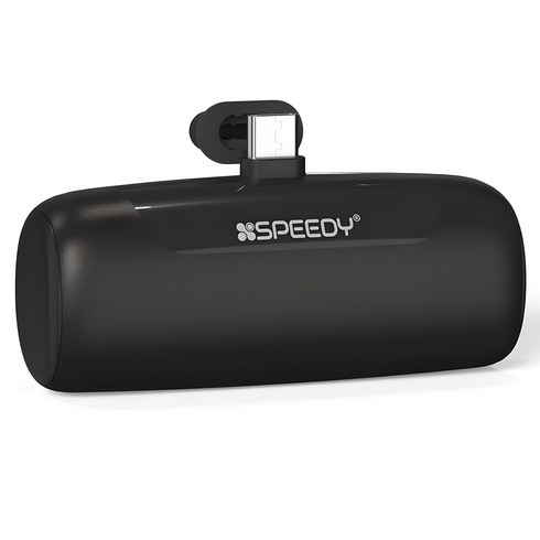 스피디 도킹 보조배터리, SPE-B2PA5GPQCP(C타입), 블랙