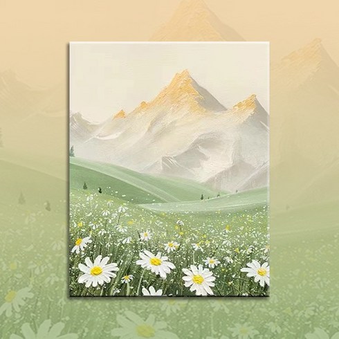 votgl diy페인팅 피포페인팅 명화그리기 그림그리기유화그리기세트40 x 50cm, 0017풍경