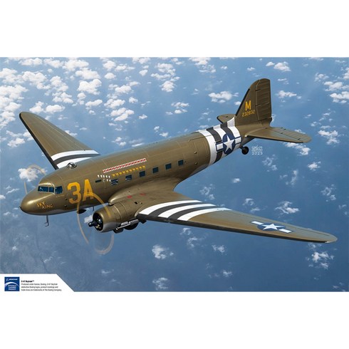 AC12633/[12633] 1/144 미육군항공대 C-47 스카이트레인 (프라모델), 1개