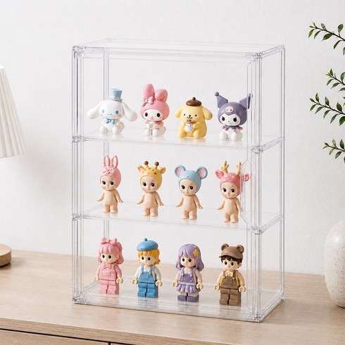 Curious Pony 피규어 장식장 피규어 케이스 아크릴 진열대, 1개