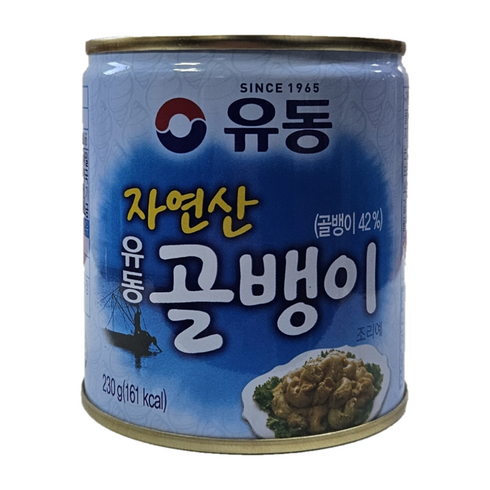 유동 자연산 골뱅이, 230g, 3개