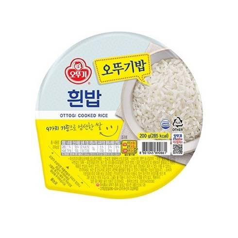 오뚜기 흰밥, 200g, 24개