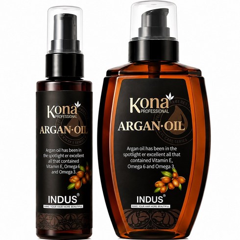 인더스 KONA 아르간오일 천연 헤어에센스 110ml + 60ml, 1개