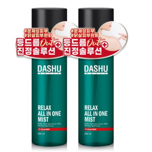 다슈 데일리 릴렉스 올인원 바디미스트, 200ml, 2개