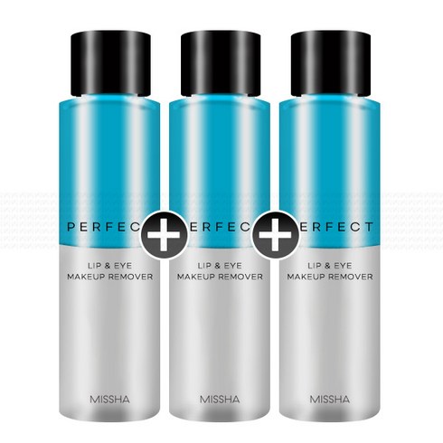 미샤 퍼펙트 립 앤 아이 리무버, 155ml, 3개