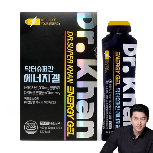 닥터슈퍼칸 에너지겔 메이플시럽 함유 스포츠 에너지젤, 1박스, 10회분