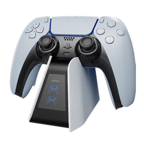 Gameboy PS5 듀얼센스 충전거치대 2슬롯 충전독 플스5 컨트롤러, 겜보이 PS5 충전거치대