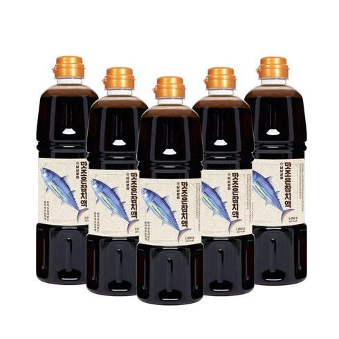 님님상회 프리미엄 고농축 참치액 국산 영지버섯 10초육수, 1.05kg, 5개