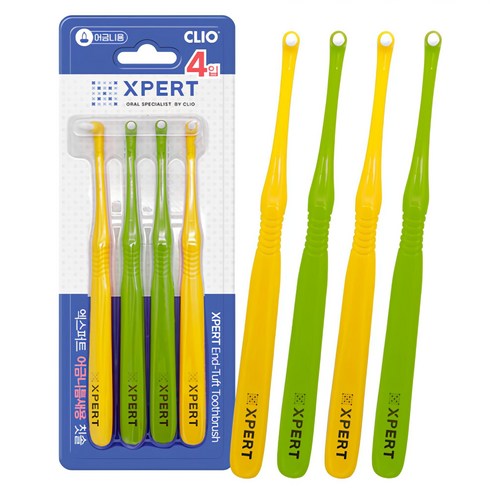 XPERT 어금니 틈새용 칫솔, 4개입, 1개