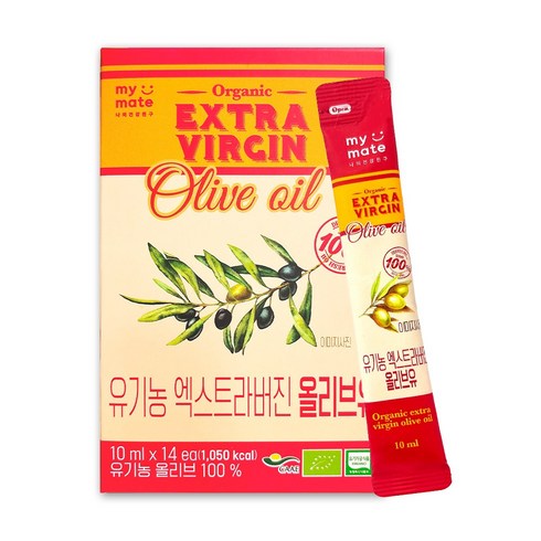 마이메이트 유기농 엑스트라버진 올리브오일 14p, 140ml, 1개