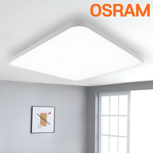 오스람칩 LED 거실등 120W 플리커프리 뉴 시스템 통판 천장 조명, 화이트