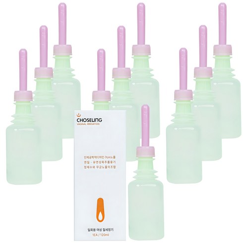 초승 일회용 여성청결제, 120ml, 10개