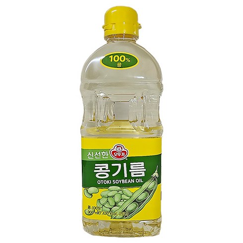 오뚜기 콩기름, 900ml, 2개