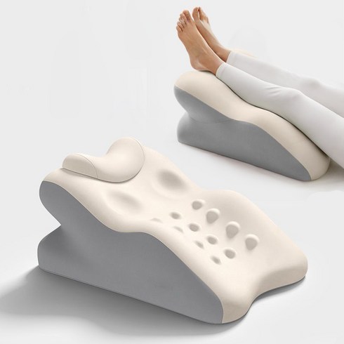 라온프리 다기능 수면 메모리폼 다리베개, 1개, 베이지