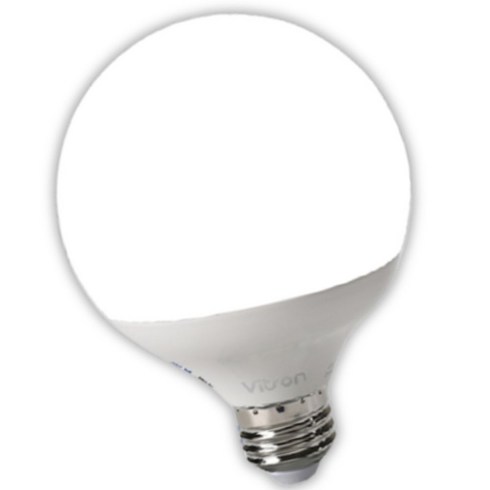 비츠온 LED 숏타입 볼전구 15W, 주광색, 5개