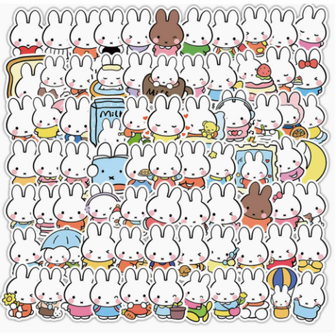 플래너 스티커 물에 씻을 수 있는 스티커 다용도 부착 가능 과일 스티커 채소 스티커 플래너 스티커, 3개, 100개입