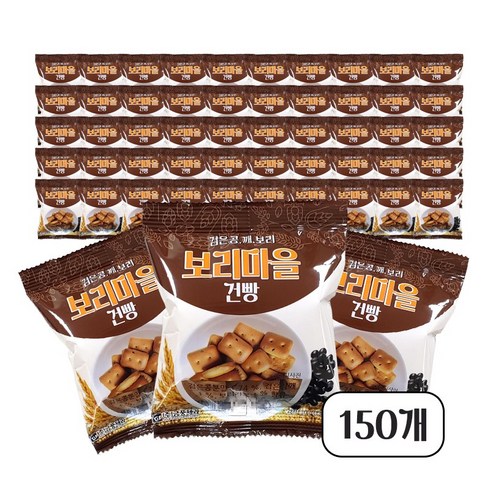 금풍제과 검은콩깨 보리건빵, 30g, 150개